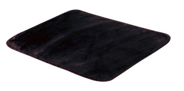 Tapete Liso Pelucia 0,50 x 1,00 Preto - 1