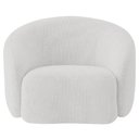 Ver imagem 7 de Kit Divã Recamier Orgânico Marrocos 200cm Lado Direito e 2 Poltronas Amore Bouclé Branco