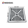 Ralo 30x30 Alumínio Concavo Tela Saída de 100mm Sifonada - 2