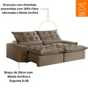 Ver imagem 4 de Sofá Malta Retrátil e Reclinável 2.80m - Movenzo Estofados