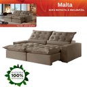 Ver imagem 2 de Sofá Malta Retrátil e Reclinável 2.80m - Movenzo Estofados