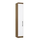 Ver imagem 1 de Guarda Roupa Dormitório Modulado Paris Módulo 1 Porta - Luciane 323:Avelã e Branco
