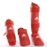 Caneleira Karatê Adidas com Protetor de Pé Wkf Vermelho - M - 3