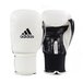 Luva de Boxe Muay Thai Adidas Power 100 Colors Branco/Preto - 10 Oz - 1
