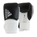 Ver imagem 1 de Luva de Boxe Muay Thai Adidas Hybrid 300 Preto/Branco - 14 Oz