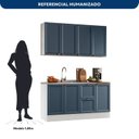 Ver imagem 4 de Cozinha Completa Modulada Americana 4 Peças Aérea com Balcão para Pia Unna