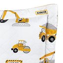 Ver imagem 4 de Kit Cobre Leito Colcha Joy Kids Solteiro Infantil 2 Peças Micropercal 200 Fios - Manny Trator - 100