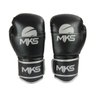 Luva Boxe Muay Thai Mks Combat Energy Preto/Prata - 14 Oz - 1