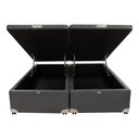 Ver imagem 4 de Cama Box Baú Castor Queen Vellus Cinza 158x198x35cm