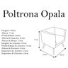Kit 2 Poltronas Decorativas Opala Corano Preto - Am Decor - 7