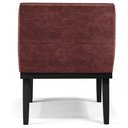 Ver mais imagens de Poltrona Decorativa para Sala de Estar Base Preto Beatriz W01 Linho Bordô - Lyam Decor
