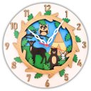 Ver imagem 1 de Relógio Decorativo Floresta – Mdf 30x30cm Multi Camadas
