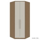 Ver imagem 1 de Guarda Roupa Modulado 02 Portas 245cm 02 Gavetas Canto Closet Setiba