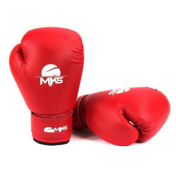 Luva Muay Thai Kickboxing Prospect Mks Combat Vermelho - 12 Oz