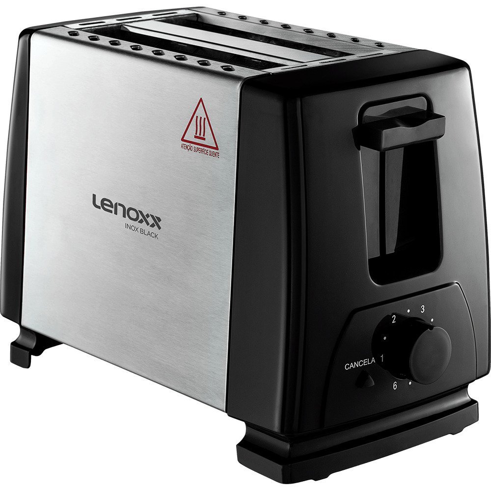 Torradeira Inox Black PTR205 110v Lenoxx - 1