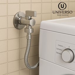 Registro Torneira Esfera Maquina de Lavar 1/2 X 3/4 - 2 Uni - 7
