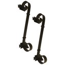 Ver imagem 1 de Conjunto De Puxadores Reto Rústico Em Ferro Reforçado Libertas Rosas Artesanato Puxador de Porta Our