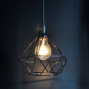 Ver imagem 2 de Pendente Aramado Diamante - Preto - 2100-3