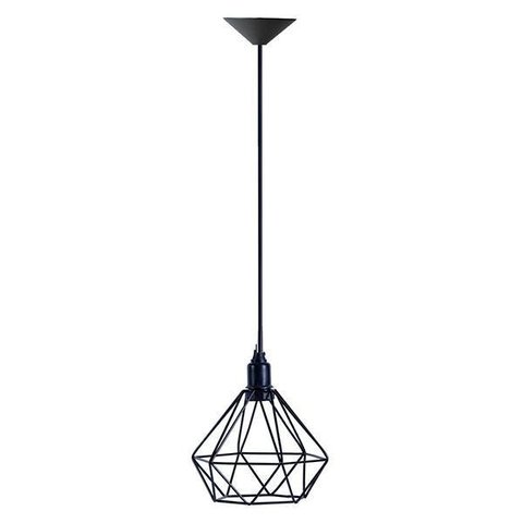 Pendente Aramado Diamante - Preto - 2100-3