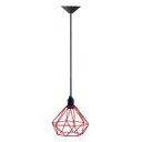 Ver imagem 1 de Pendente Aramado Diamante - Vermelho - 2100-2