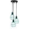 Lustre com 3 Pedentes Aramados Nu - Turquesa -3-2200-5 - 1