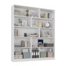 Estante de Livros 100% Mdf 5 Portas 8 Nichos Versatile - 4