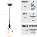 Ver imagem 4 de Pendente Aramado Nu - Cromado - 2200-11