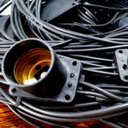 Ver imagem 5 de Varal de Lâmpadas - Cordão de Luz 10m + 20 Soquete E27 - PRETO - 10-7102 - Trybo Design