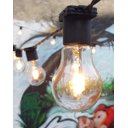 Ver imagem 2 de Varal de Lâmpadas - Cordão de Luz 10m + 20 Soquete E27 - PRETO - 10-7102 - Trybo Design