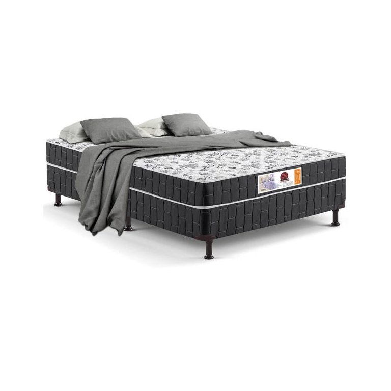 Cama Box Casal Conjugado Ortopédico 40cm 138x188x40 Inmetro