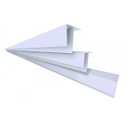 Ver imagem 1 de Perfil F Polifort 8mm X 3cm X 3,00m (barra)