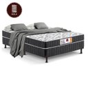 Ver imagem 2 de Cama Box Mola Conjugado Solteirão 50cm 128x188x50