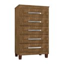 Ver imagem 2 de Guarda Roupa de Casal 4 Portas 2 Gavetas com Cômoda 5 Gavetas
