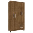 Ver imagem 4 de Guarda Roupa de Casal 4 Portas 2 Gavetas com Cômoda 5 Gavetas