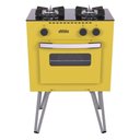 Ver imagem 1 de Fogão Portátil 2 Bocas Venax Mini Cook a Gás Glp - Amarelo