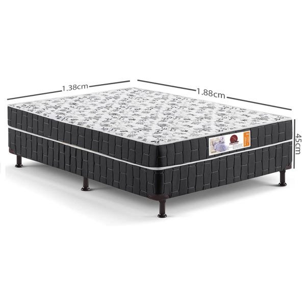 Cama Box Mola Conjugado 50cm 138x188x50 INMETRO - 2