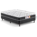 Ver imagem 2 de Cama Box Mola Conjugado 50cm 138x188x50 INMETRO