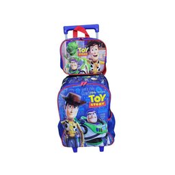 Mochila de Rodinhas e Lancheira Toy Story Vermelho Maxlog - 3