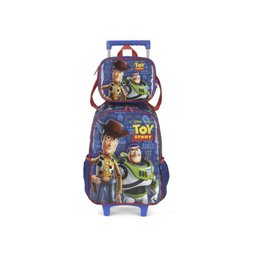Mochila de Rodinhas e Lancheira Toy Story Vermelho Maxlog - 1