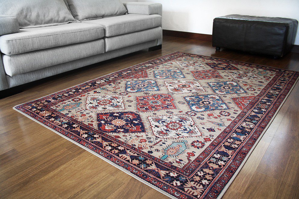 Tapete Passadeira Para Corredor Bakh Rug Casa Meva 240X66cm - 2