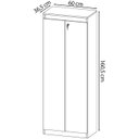 Ver imagem 4 de Escrivaninha e Armario para Escritorio Me4173 Me4151 Branco Tecno Mobili