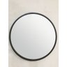 Espelho Round Externo Branco - 40cm - Marrom - 2