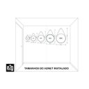 Ver imagem 4 de Espelho Adnet Salmão Alça Preta - 60 cm