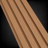 Painel Ripado Externo Wpc 290 X 20 Cm Teka Clabe - 3