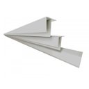 Ver imagem 1 de Perfil F Polifort 8mm X 3cm X 3,00m (barra)