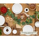 Ver imagem 4 de Conjunto 6 Xícaras de Café com Pires 80ml Porcelana em Relevo Tassel Germer Branco