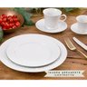 Conjunto 6 Xícaras de Café com Pires 80ml Porcelana em Relevo Tassel Germer Branco - 5