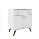 Ver imagem 2 de Buffet 2 Portas 1 Gaveta Retrô RT3021 Branco