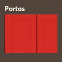 Ver imagem 6 de Armário Aéreo Aço 3portas de Vidro Vermelho Colors Bertolini