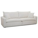 Ver imagem 1 de Sofá 3 Lugares para Sala de Estar Living 220cm Gleiser F04 Linho Off White - Lyam Decor